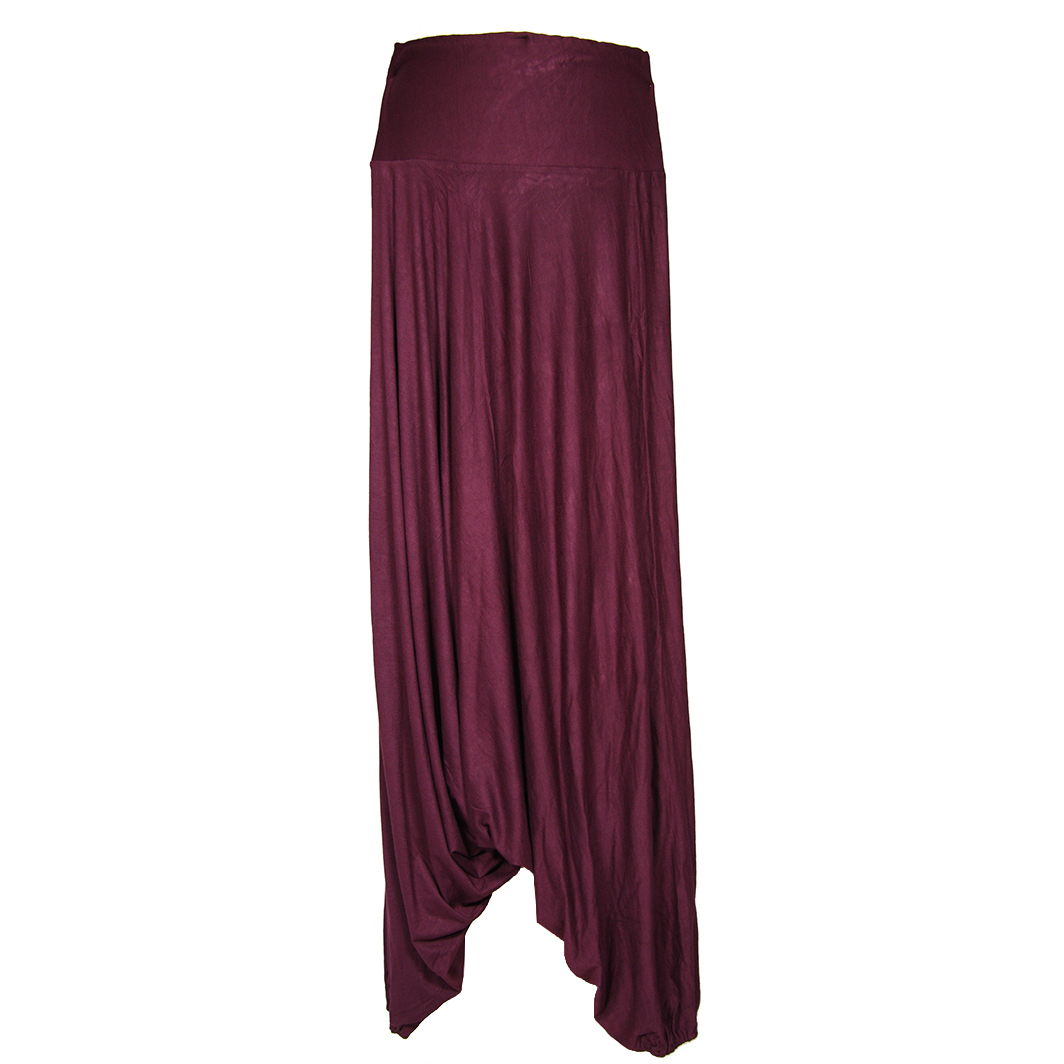 Harem Pants in Plum