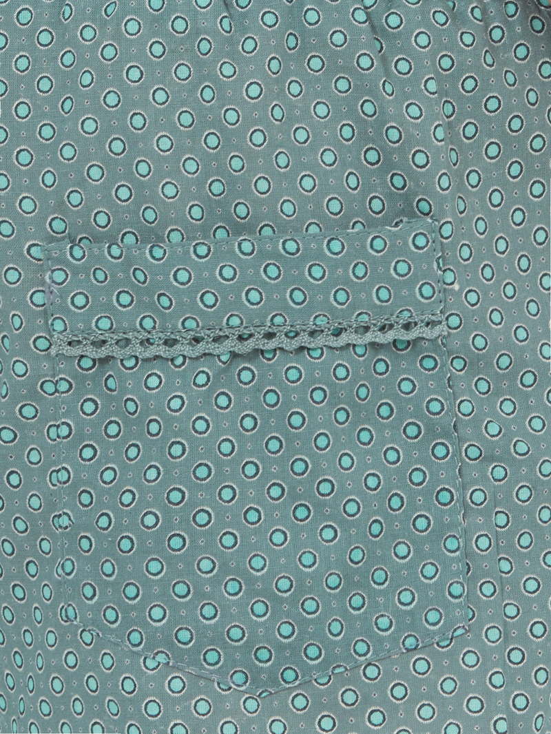 Polka Dot Dusky Green