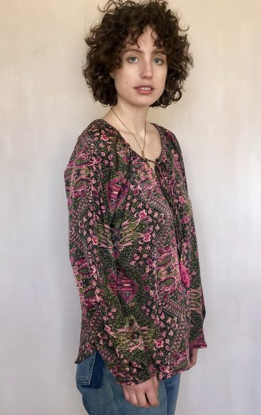 Isabel Tie Top in KK Pink