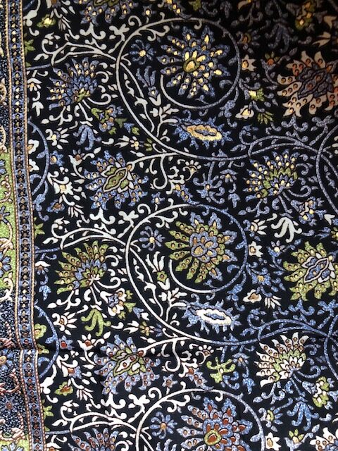 Gold Flower Black