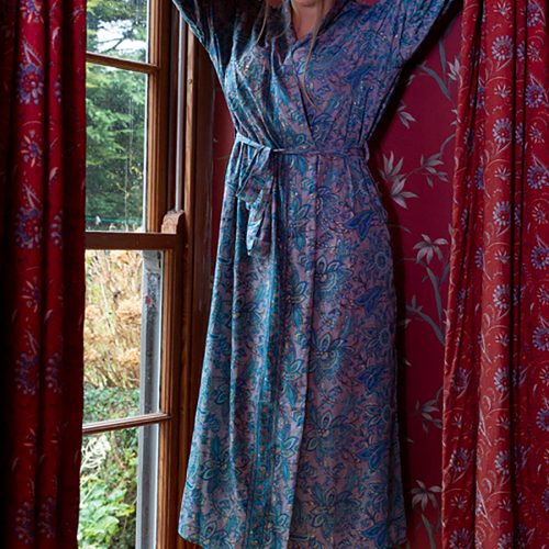 Long Silky Kimono