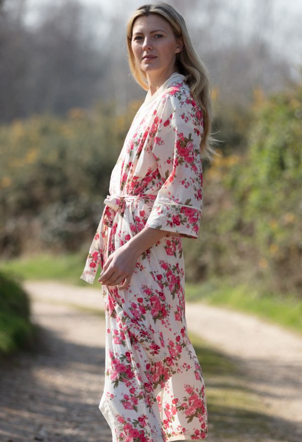 Maternity Dressing Gown Mama rose order online | Mamarella