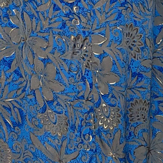 Magnolia Blue with Gold