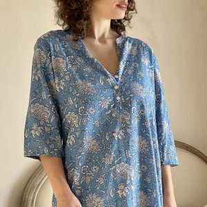 Block Print Nightshirt