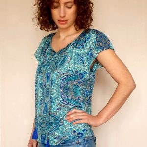 Modal Blouse with ties