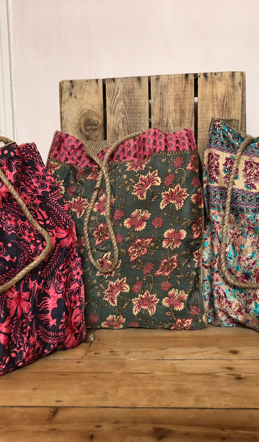 Gaby Beaded Jute Bag