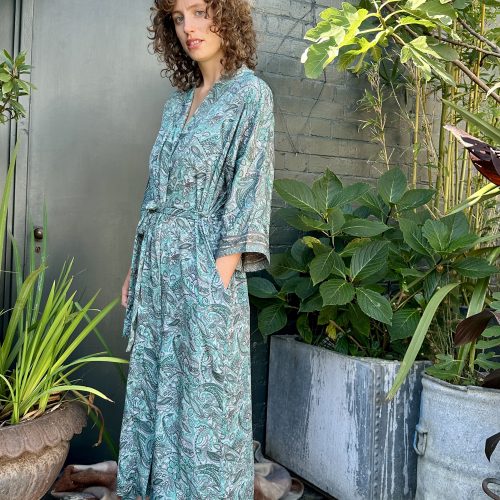 Long Silky Kimono