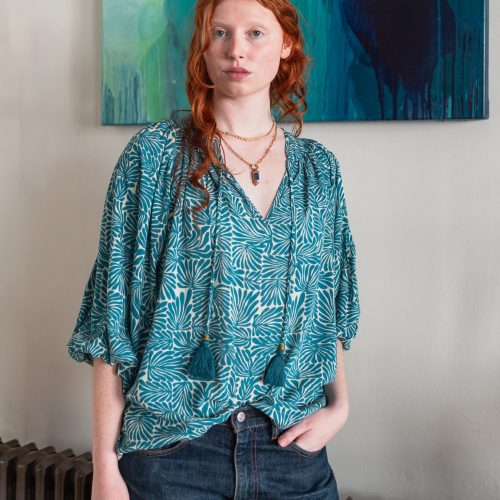 Modal Lara Tassel Top
