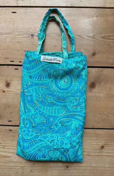 Sarong in bag Aqua