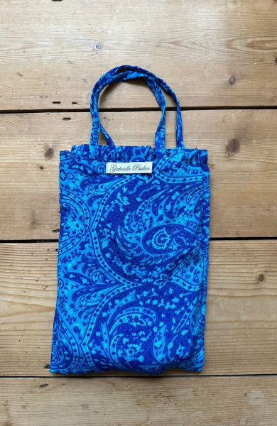 Sarong in bag Cobalt Swirl