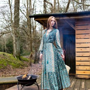 Modal Boho Tiered Dress