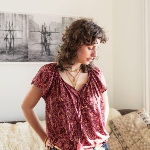 Modal Blouse with ties