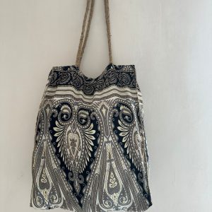 Black and Cream Feathers