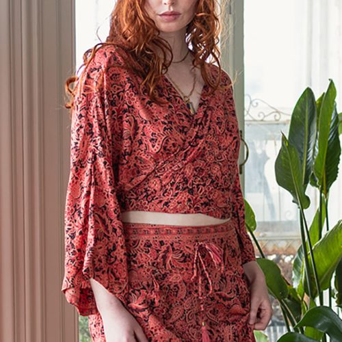 Modal Crossover Tie Top