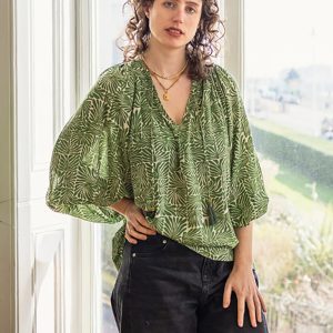 Modal Lara Tassel Top